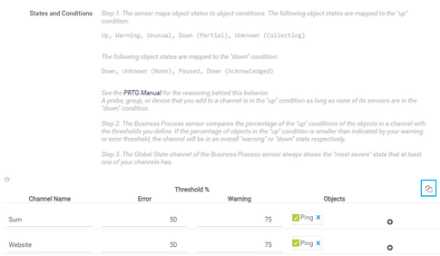 The Business Process Sensor Configuration Clipboard