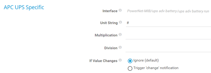 APC UPS Specific