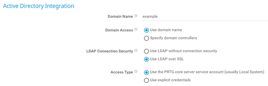 Active Directory Integration